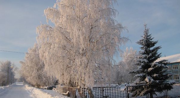 Поселок Ветью, Княжпогостский район. Фото Елены Дубовой.