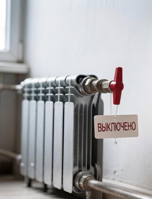 отключение отопления